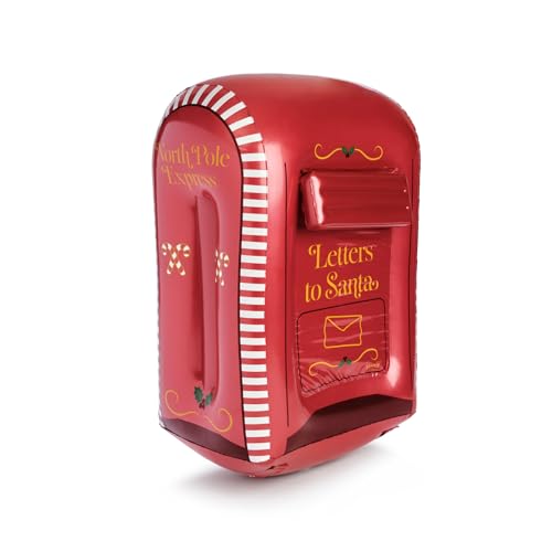 FUNBOY Inflatable Santa Mailbox Light-Up Christmas Yard Decoration