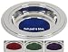 Silver Tone Offering Plates (Blue Felt Pad)
