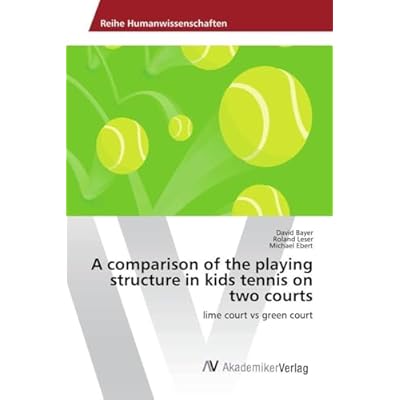 A comparison of the playing structure in kids tennis on two courts: lime court vs green court