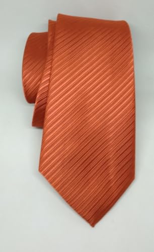 Gravata Semi Slim Terracota Adulto Padrinhos