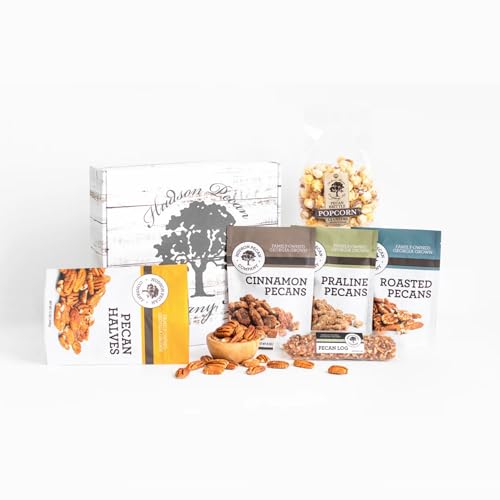 Image of HUDSON PECAN COMPANY Classic Gift Box: Gourmet Treats with Real Ingredients