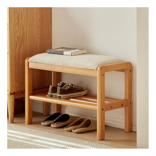 Lsoiup Zapatero de 2 Niveles Banco tapizado
