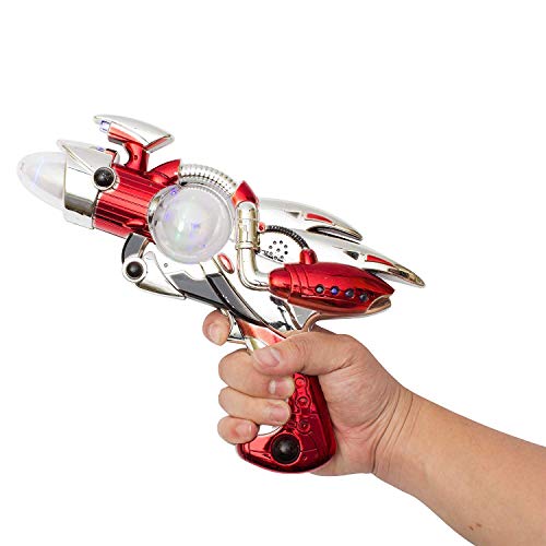 Fun Central (AT763 LED Space Flash Toy Gun, Light Up Space Gun, LED Space Gun, Flashing Toy Gun, Glowing Space Gun, Space Toy Gun Kids- Colors May Vary