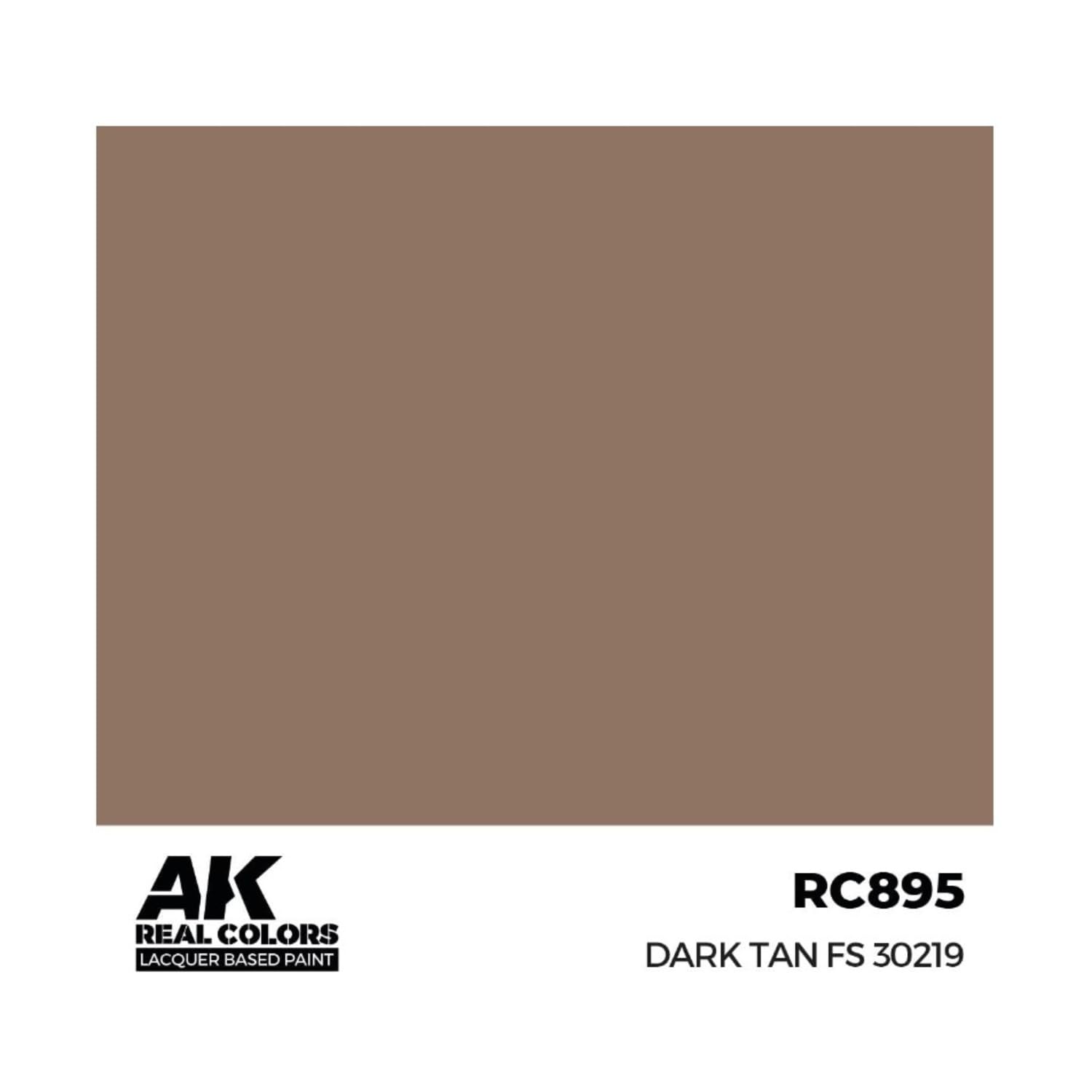 Ak Interactive Dark Ak Real Colors Rc895 Tan Fs 30219 (17Ml) (Old Rc225)