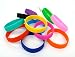 shadow dancer 2 Dozen Multi-Pack Blank Silicone Wristbands, Rubber Band Bracelets,12 Assorted Colors, Kids Size 7"
