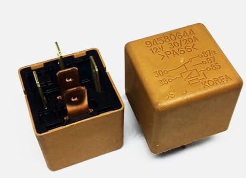 1PCS Deco 94580644 12VDC PA66 Automotive Relay 30/20A 5Pins