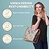 Signare Ladies/Girls Shopper Floral Canvas Tote Shoulder bag Shopper bag Morning Garden Design #5