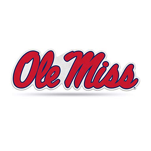 Rico Industries NCAA Mississippi Ole Miss Rebels Primary Logo Shape Cut Pennant