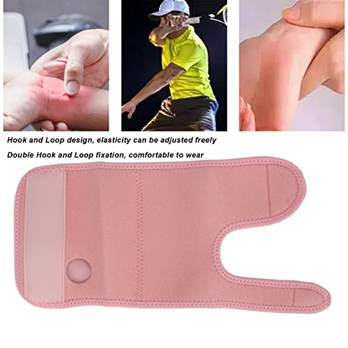 Bracelete de Mão, Bracelete de Pulso Rosa Com Design Curvo Respirável para Esportes (Mão direita)