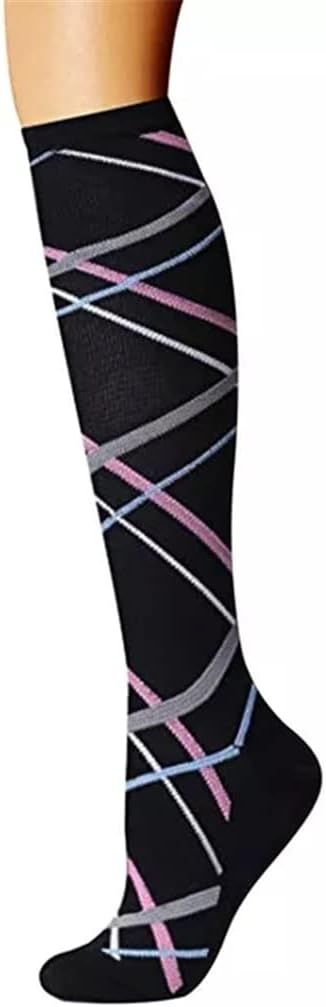 Compression Socks 15-20 Mmhg is BEST Graduated Athletic for Men & Women, Running, Flight, Travels