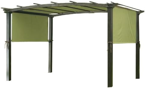 Sage Green Polyester Replacement Canopy for Pergola