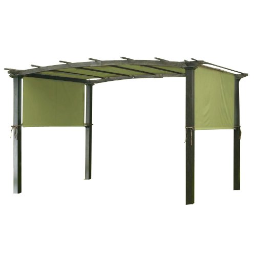 Sage Green Polyester Replacement Canopy for Pergola