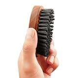 Störtebekker® szczotka premium do brody – Made in Germany – rozplątuje brodę i nadaje jej kształt – zapobiega swędzeniu – zrównoważone włosie BioniFil – drewno orzechowe – Beard Brush