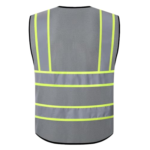 Image of Safety Vest for Men Women Reflective Construction Vest Hi Vis ANSI Standard