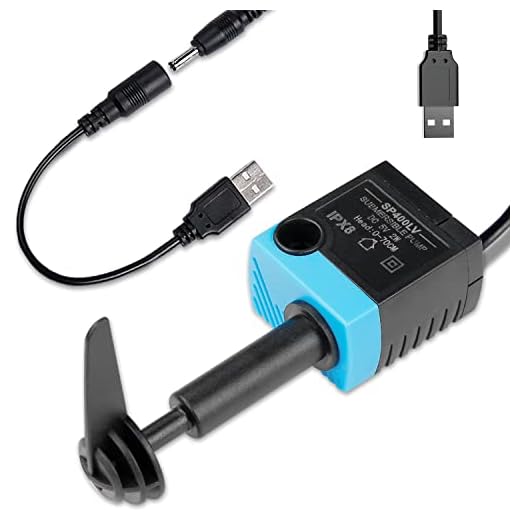 SanKlev SP-400LV Cat Water Fountain Pump,5V USB Replacement Pump Compatible with PetSafe Drinkwell Platinum and Platinum LED Dog and Cat Water Dispensers