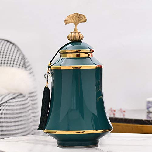 Keramische Vaas Wijnkast Woonkamer Tv Teller Vaas Gedroogde Bloemen Imitatie Bloem Decoratieve Vaas 37x20 Cm, 27x17 Cm, 2 Stuks - Afbeelding 8