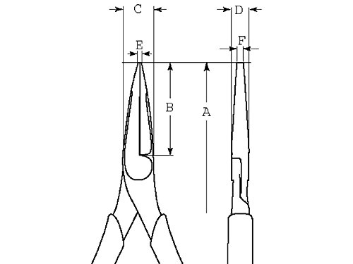 Alicate boca plana ergo 180mm pour serrage précis - 3