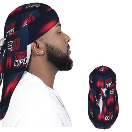 Juiimr COPD Awareness Month Headscarf Cycling Cap Beanie