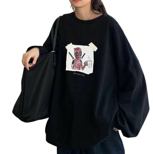 Womens Girls Japanese Style Hoodie Cute Pattern Print Sweatshirt Fashion Kawaii Anime Pullover Womens Girls Japanese Style Hoodie Cute Pattern Print Sweatshirt Fashion Kawaii Anime Pullover