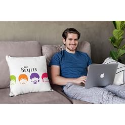 Coussin Beatles Caras avec rembourrage – Décoration pour la maison – Cadeau original pour événements ou anniversaires… - Les Beatles, Paul McCartney, John Lennon, RIngo Starr, George Harrison Coussin Beatles Caras avec rembourrage - Décoration pour la maison - Cadeau original pour événements ou anniversaires… – Image 2
