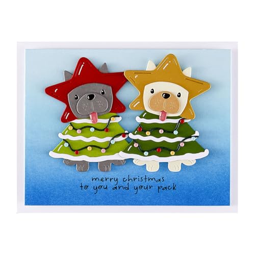 Deck The Paws Clear Stamp & Die Set from The Merry Mischief Collection, Metal - Image 3
