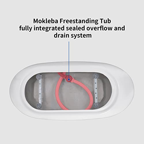 Mokleba 62 Inch Lucite Acrylic Freestanding Bathtub thumb #3