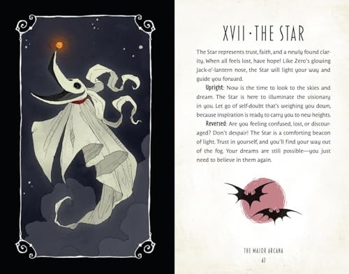 Image of AYME Tarot Cards With 78 Pieces The Nightmare Before Christmas Decks Traditional Standard Tarot Deck Fortune Telling Card GameGame Divination Tools For Beginners, Adults (Style 20)