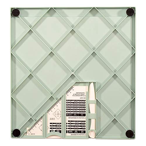 Base para marcar con plegadera y perforadora de esquinas para hacer tarjetas 4