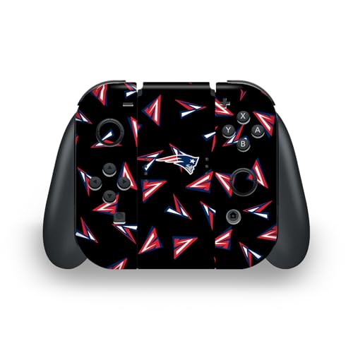 Autocollant de jeu Nintendo Switch OLED protection vinyle NFL géométrique Patriots