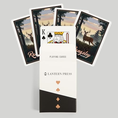 Baraja de 52 cartas tamaño póker Lantern Press miniatura 6