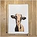 Goat Tea Towel - Cute Goat Flour Sack Towel - Goat Kitchen Towel - Goat Lover Gifts - Goat gifts for mom - Handmade - Farmhouse Kitchen Decor