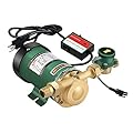 POWERENG Home Water Pressure Booster Pump,110V 120W 396GPH 21.7PSI Household Automatic Home Water Booster Pump with Water Flow Switch