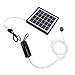 Oreilet 10W Solar Pond Aerator, Portable Solar Power Fish Oxygenator Air Pump Pond Bubbler, Oxygen Pump for Outdoor Fish Aquarium (Black)