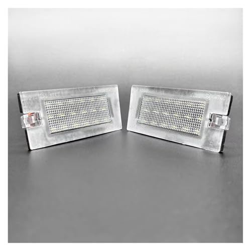 Luz de placa Jeep Cherokee 2014-2018 LED blanca para matrícula trasera