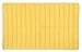 DII Oceanique Machine Washable 100% Cotton Woven Ribbed Luxury Spa Bath Rug, Soft & Absorbent, Place Near Vanity, Bath Tub or Shower, 17 x 24",  Yellow