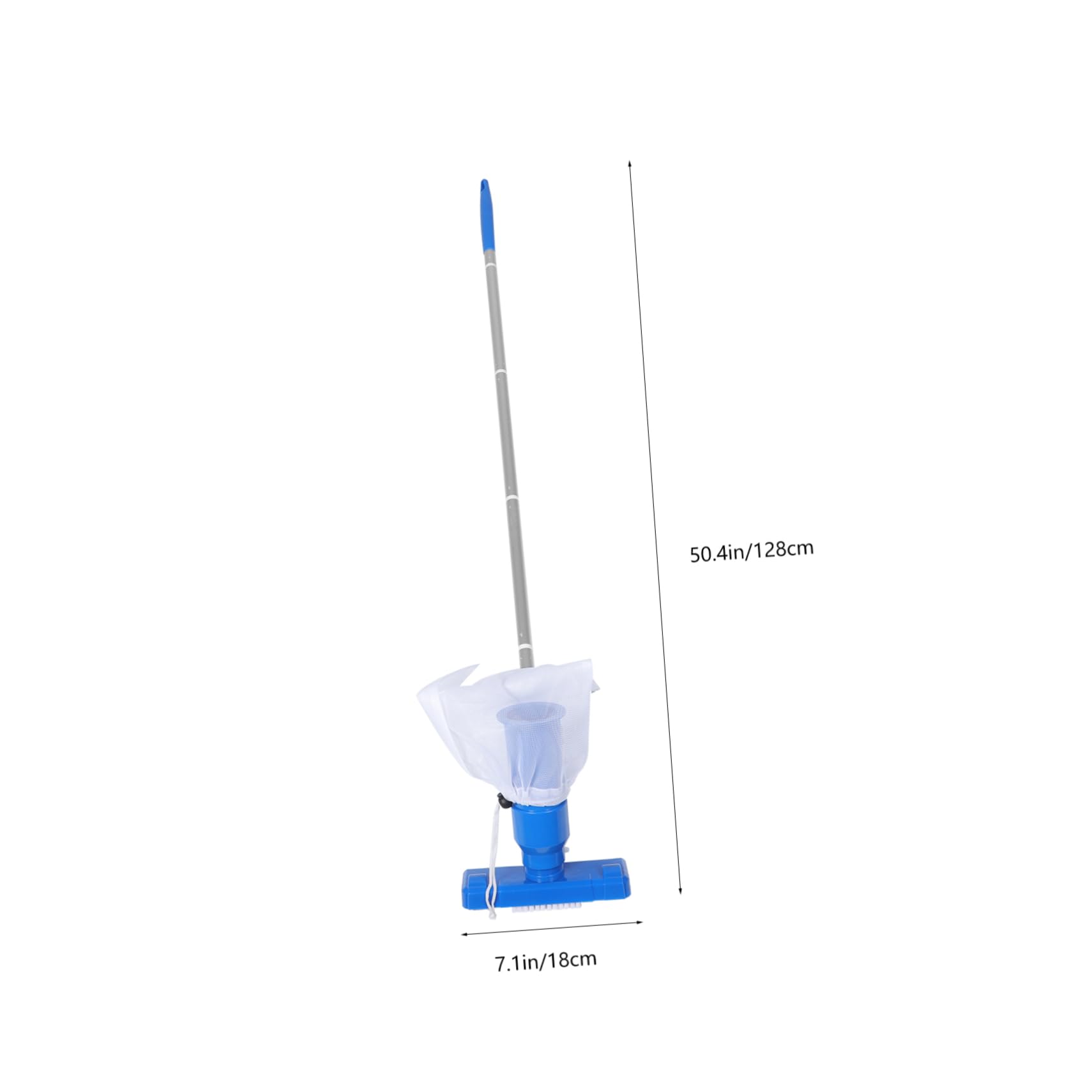 INOOMP Swimming Pool Vacuum Head Flexible Suction Cleaning Tool with Brush Durable Material for Easy Operation and Quick Cleaning for Above Ground and Ground Pools