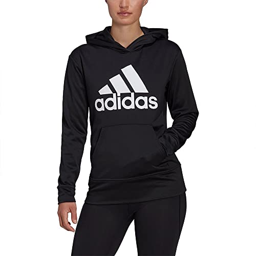 Adidas Womens Hooded Sweat W Gg Bos Hd SWT, Black/White, HD3906, M