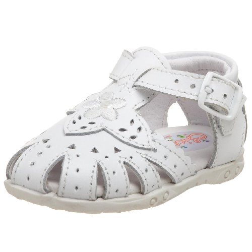 Sandales Josmo 81188 pour bébé avec sangle en T brodée pour premiers pas