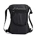Pack Fanny Tactique Cross Diagonal Nylon Imperméable Lightweight Hommes Sac Randonnée Extérieur Sac Vertical Jambe (Color : Black, Size : 23x6x30cm)