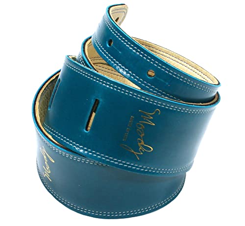 MOODY STRAPS ギター ベース レザーストラップ 革 Amazon | [Moody Leather] Leather Backed Guitar Strap (Long