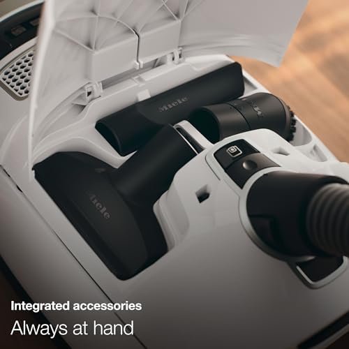 Miele Complete C3 Calima Bagged Canister Vacuum Cleaner with Turbobrush floorhead, Suitable for Low-Medium Pile Carpet and Hard Floors, in Curry Yellow — view 7