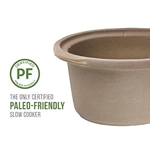 Chefman 5 Qt. Slow Cooker, All-Natural, Glaze & Chemical-Free Pot , Stovetop or Oven Cooking, Dishwasher Safe Crock; Naturally Nonstick & Paleo-Friendly, Low-Lead Stoneware, Bonus Recipes Included Chefman 5 Qt Slow Cooker All Natural Glaze Chemical Free Pot Stovetop or Oven Cooking Dishwasher Safe Crock Naturally Nonstick Paleo Friendly Low Lead Stoneware Bonus Recipes Included