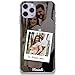 Funda Personalizada con tu Foto y Frase Efecto Polaroid.Pegatina Vinilo Protector Customizable.Protector Carcasa Suave de Gel Transparente antigolpes de Regalo.Todas Las Marcas del Mercado.