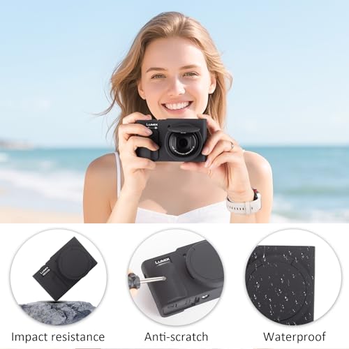 Funda de silicona MUZIRI KINOKOO para cámara Panasonic Lumix ZS99 miniatura 6