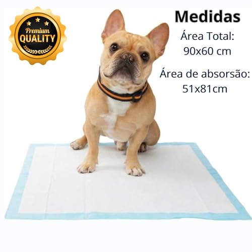 Tapete Higiênico 90x60 cm 6 Camadas Alta Absorção Sansé 20 Unidades