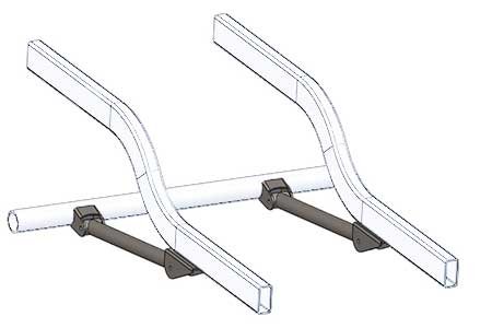 RuffStuff Specialties Anti Wrap/Simple Traction Bar Kit With No Tube (Simple Traction Bar Kit No Tube)