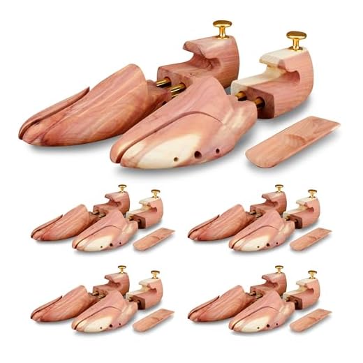 Langer & Messmer hormas para zapatos de madera de cedro (para hombre y mujer) incluye calzador pequeño de madera de cedro, perfecto para viajes tamaño 34-50, el original (38/39)
