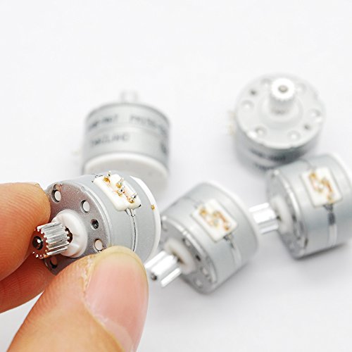 3 Pcs Nmb 3V -5V Dc 2 Phase 4 Wire Micro Stepper Motor Dia 15Mm Step Angle 18 Degrees With Metal Gear Pm15S-020-Skh4 #TOP3
