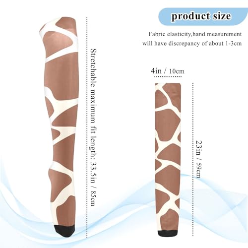 Image of Women's Thigh High Socks Long Over Knee Socks Thick Leg Warm Boot Stockings