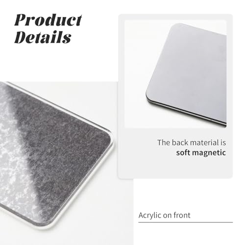 Imán decorativo rectangular para refrigerador acrílico miniatura 4